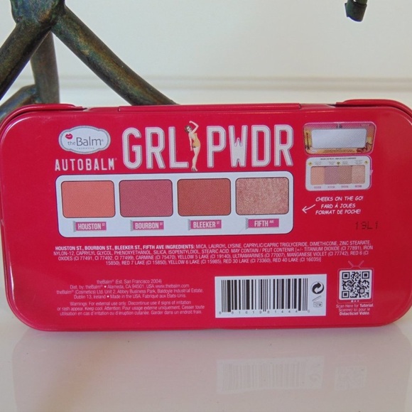 THEBALM COSMETICS AUTOBALM GRL PWDR! Cheeks On the Go! Blush & Highlight PALLET - Picture 16 of 16